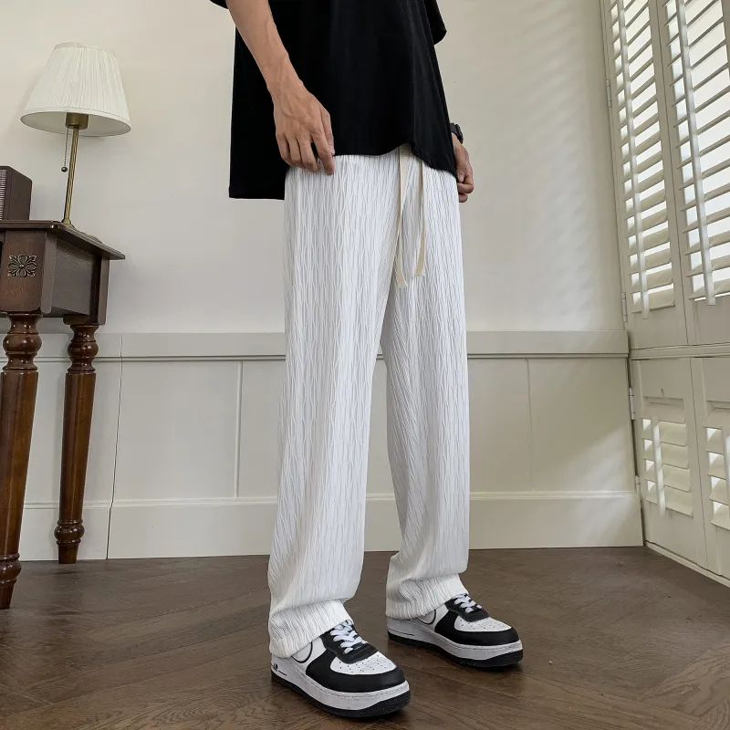 KETE ADER Casual Pants Unisex Angora Red-10