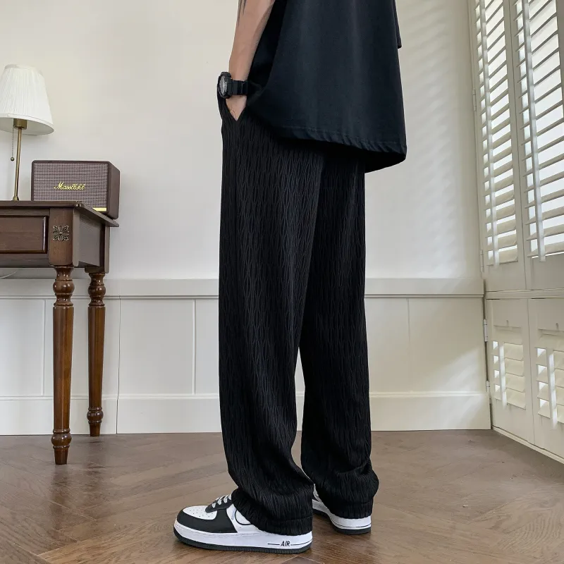 KETE ADER Casual Pants Unisex Angora Red-3