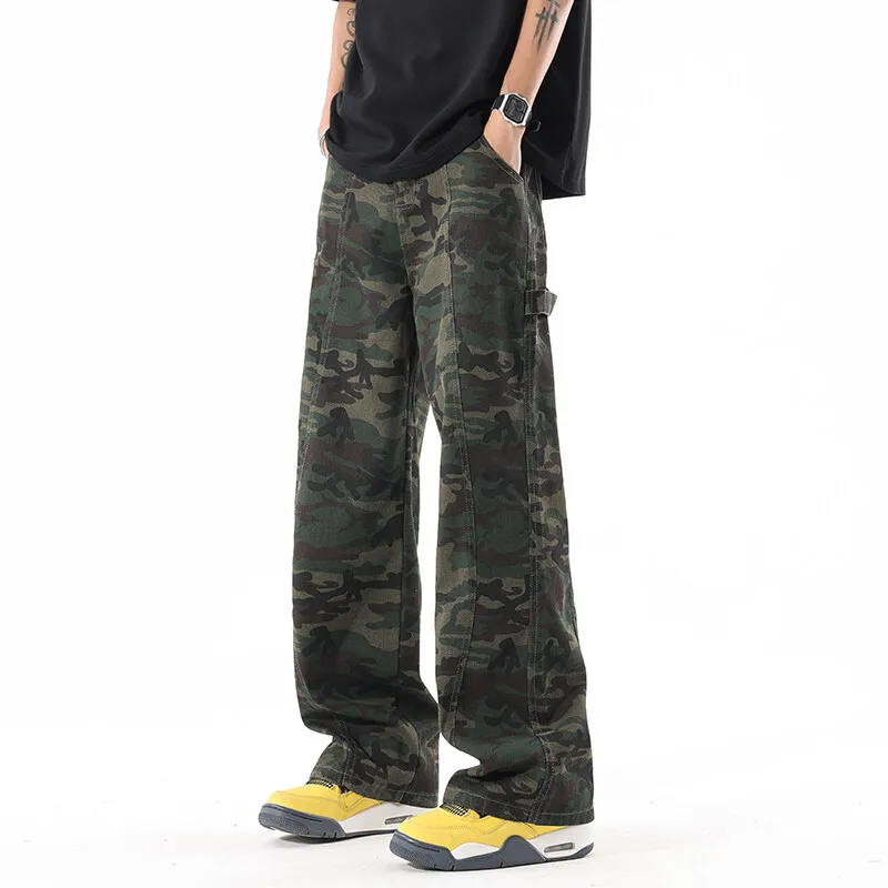 KETE ADER Cargo Pants Unisex Camouflage-3