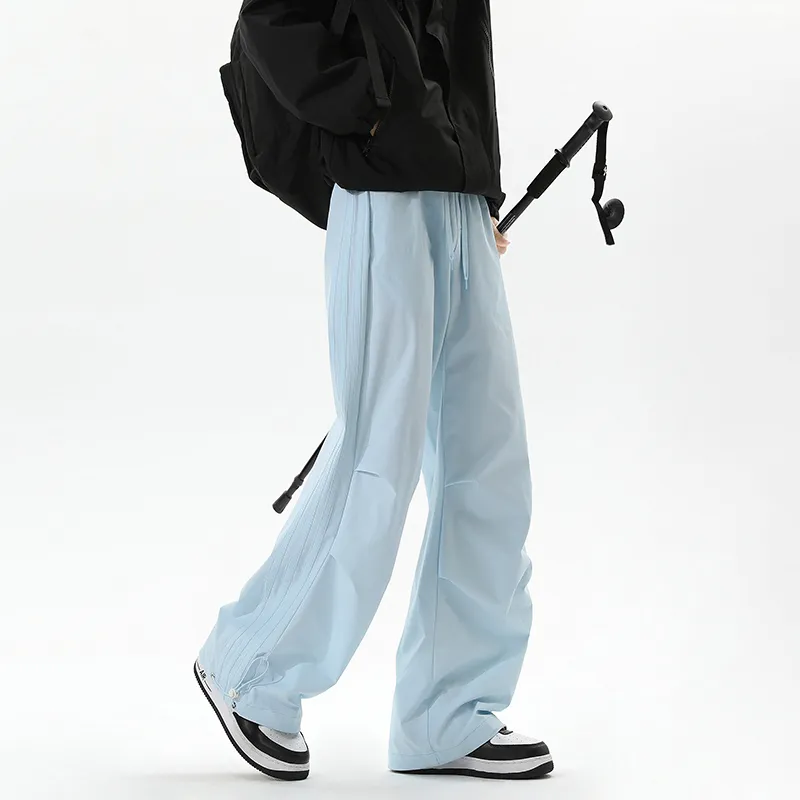 KETE ADER Casual Pants Unisex Haze Blue-19