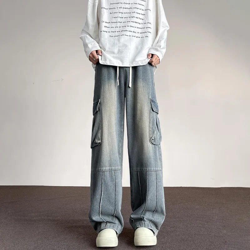 KETE ADER Jeans Unisex Gray Green-1