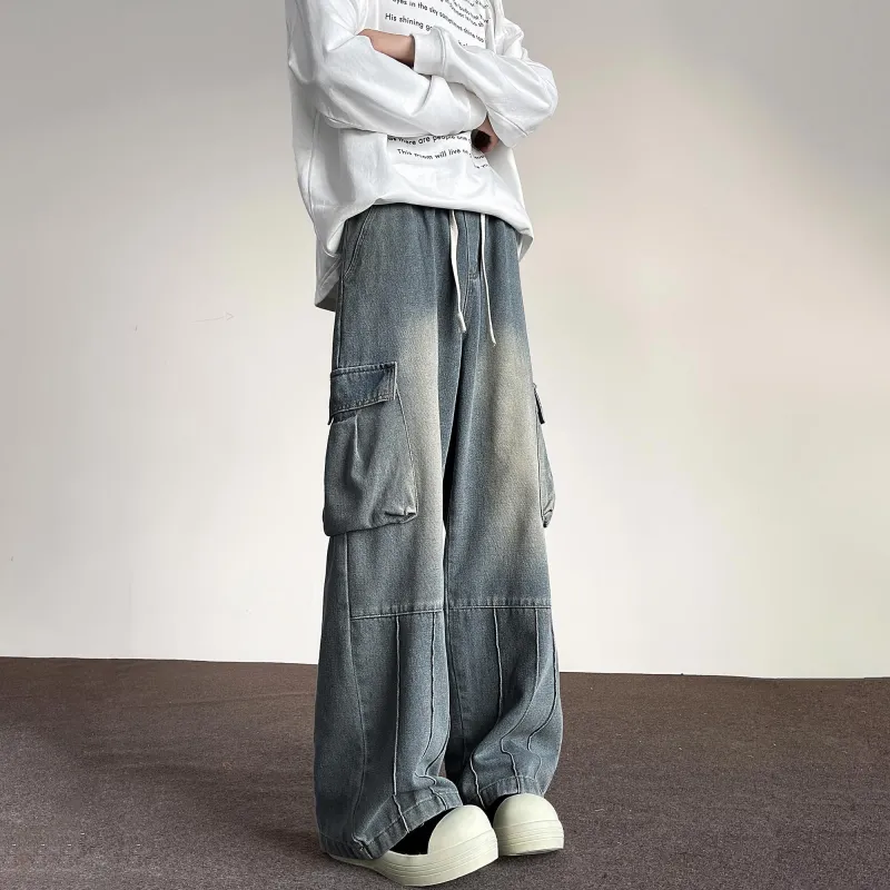 KETE ADER Jeans Unisex Gray Green-3