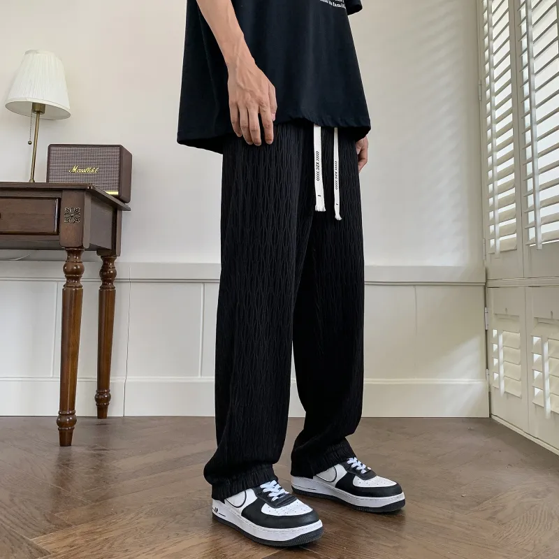 KETE ADER Casual Pants Unisex Angora Red-4