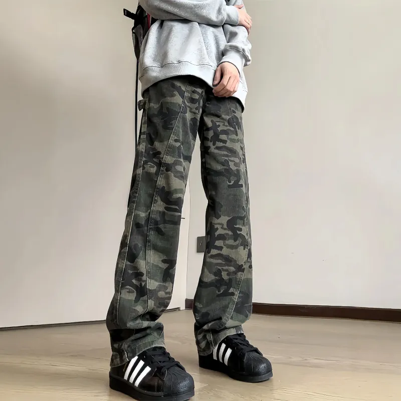KETE ADER Cargo Pants Unisex Camouflage-2