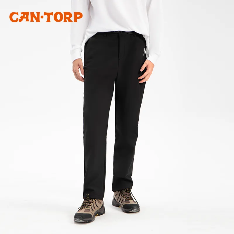 CAN·TORP 2024 Fall Windbreaker Pants Unisex Black-1