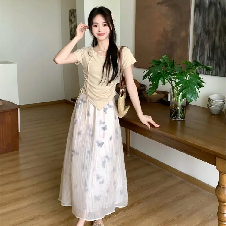 PAIN OR PLEASURE Summer Skirt Set Women's-3