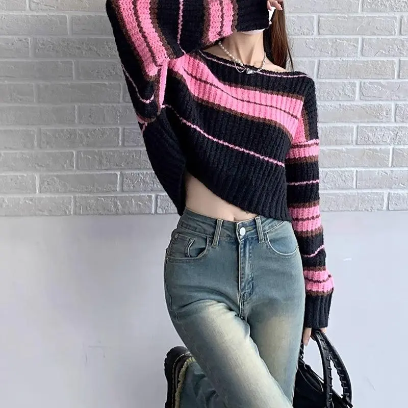 PAIN OR PLEASURE Knitwear Women's Pink Black-17