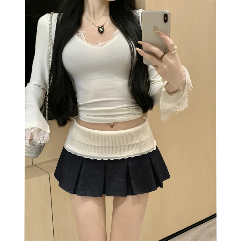 PAIN OR PLEASURE Casual Short Skirts Women's-4