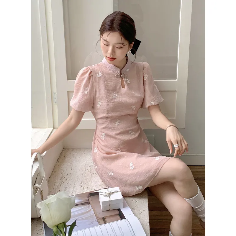 PAIN OR PLEASURE Short-Sleeved Dresses Women's-3