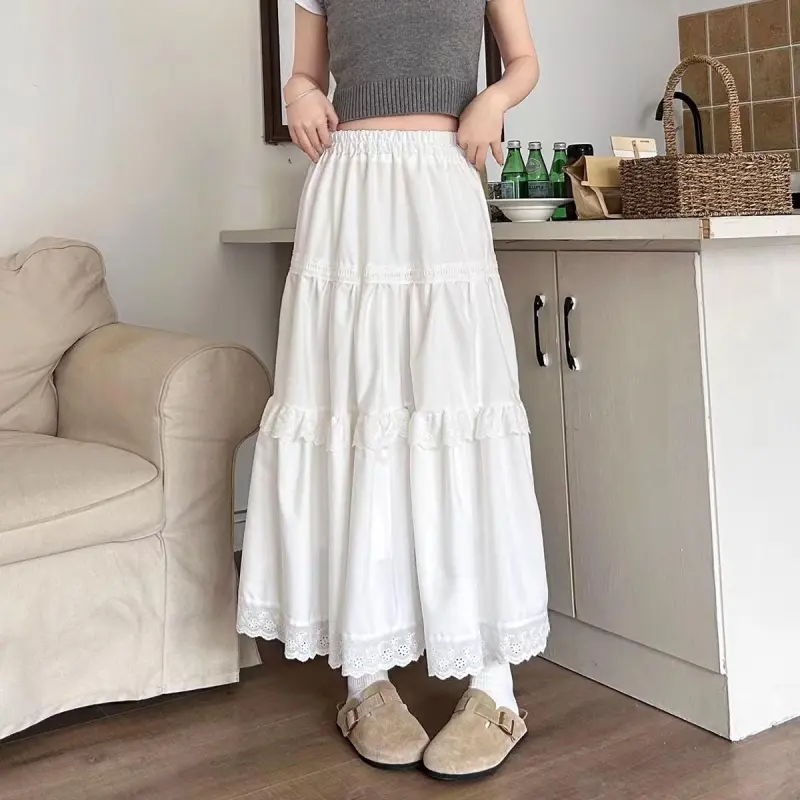 PAIN OR PLEASURE Casual Long Skirt Women's-2