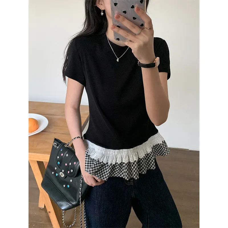PAIN OR PLEASURE Regular T Shirt Women's Black-1