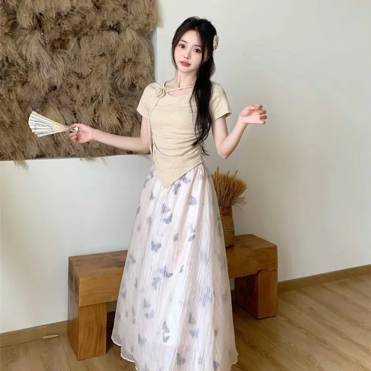 PAIN OR PLEASURE Summer Skirt Set Women's-5