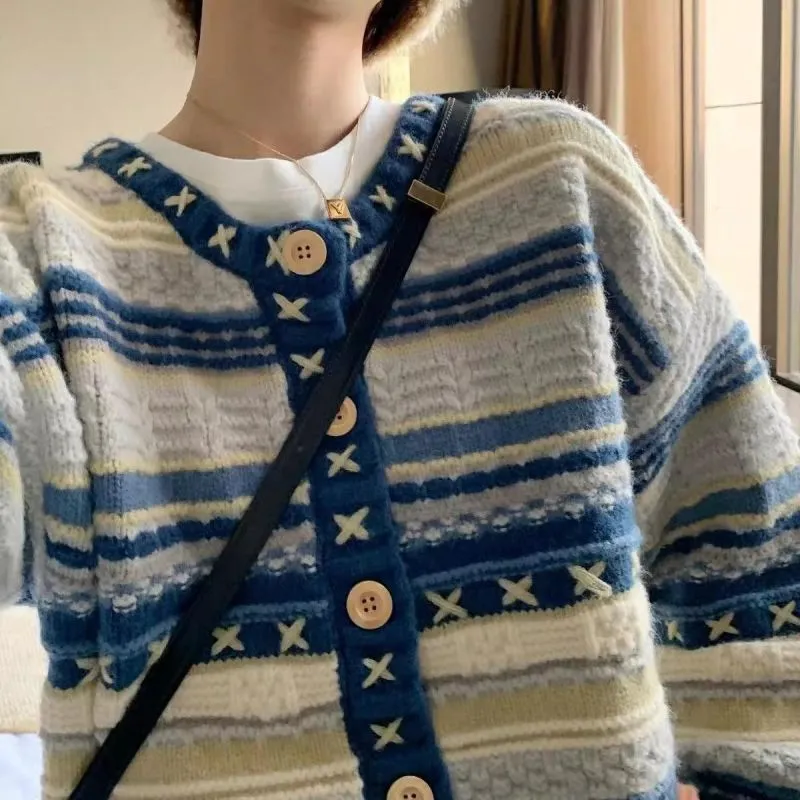 PAIN OR PLEASURE Knitwear Women's Blue-1