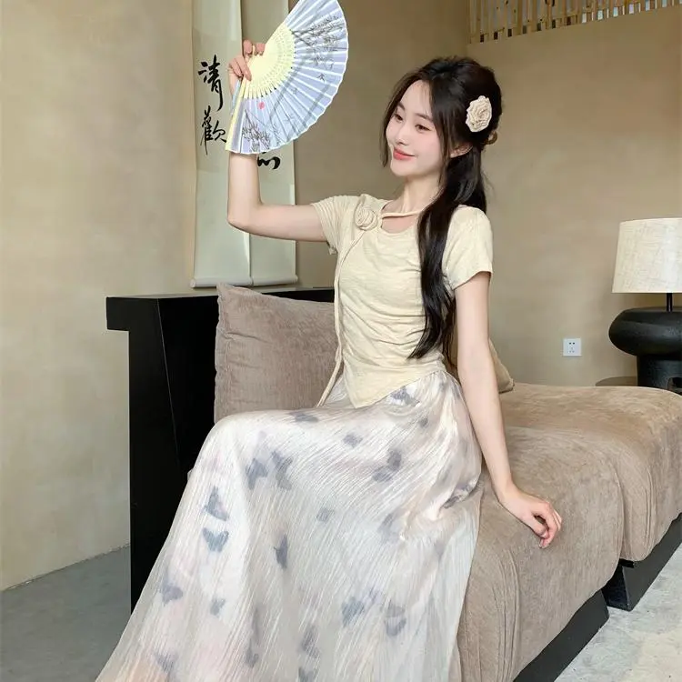 PAIN OR PLEASURE Summer Skirt Set Women's-4