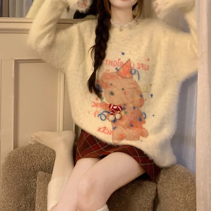 PAIN OR PLEASURE Knitwear Women's White-4