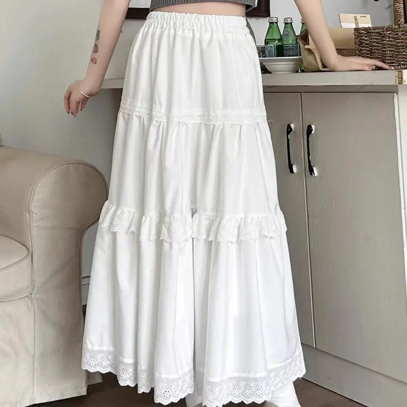 PAIN OR PLEASURE Casual Long Skirt Women's-3
