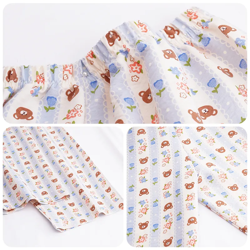 OUSHIBO Pajama Pants Women's Image Color-4