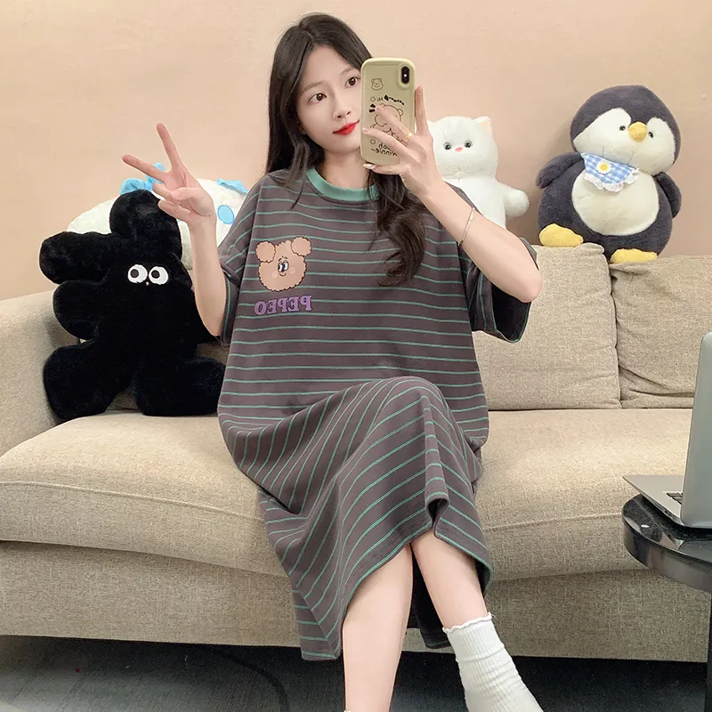 OUSHIBO Nightgown Women's Image Color-3