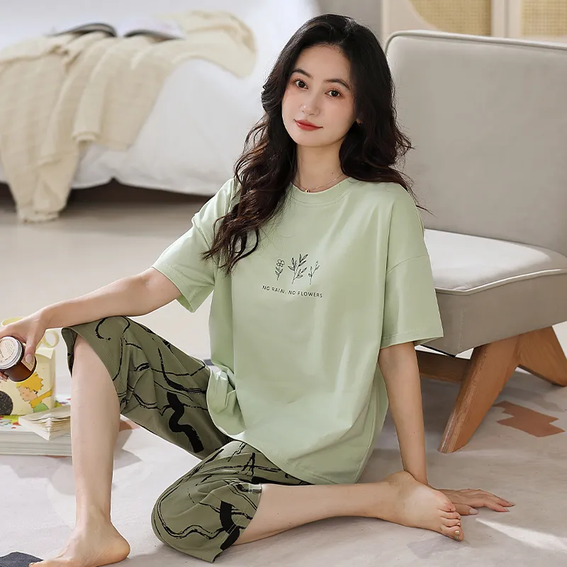 OUSHIBO Pajama Set Women's Image Color-1
