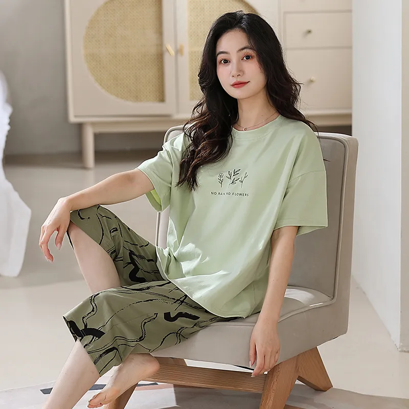OUSHIBO Pajama Set Women's Image Color-5