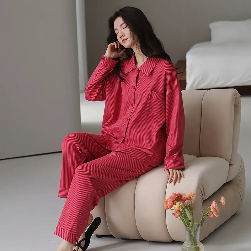 OUSHIBO Pajama Set Women's Image Color-1
