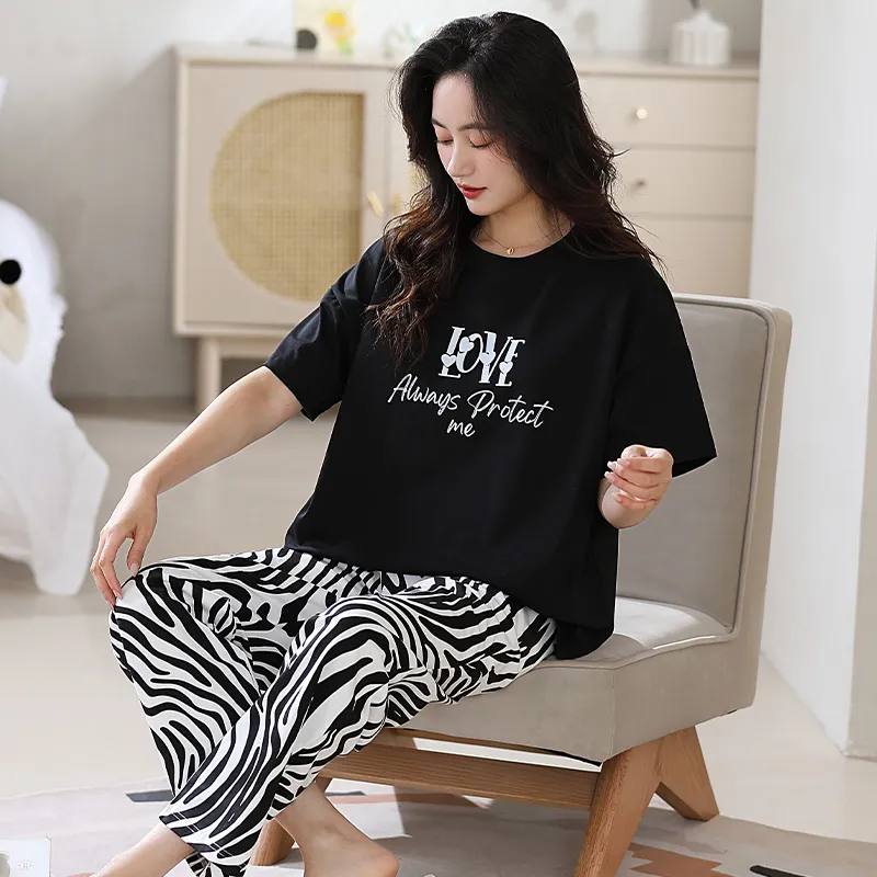 OUSHIBO Pajama Set Women's Image Color-2