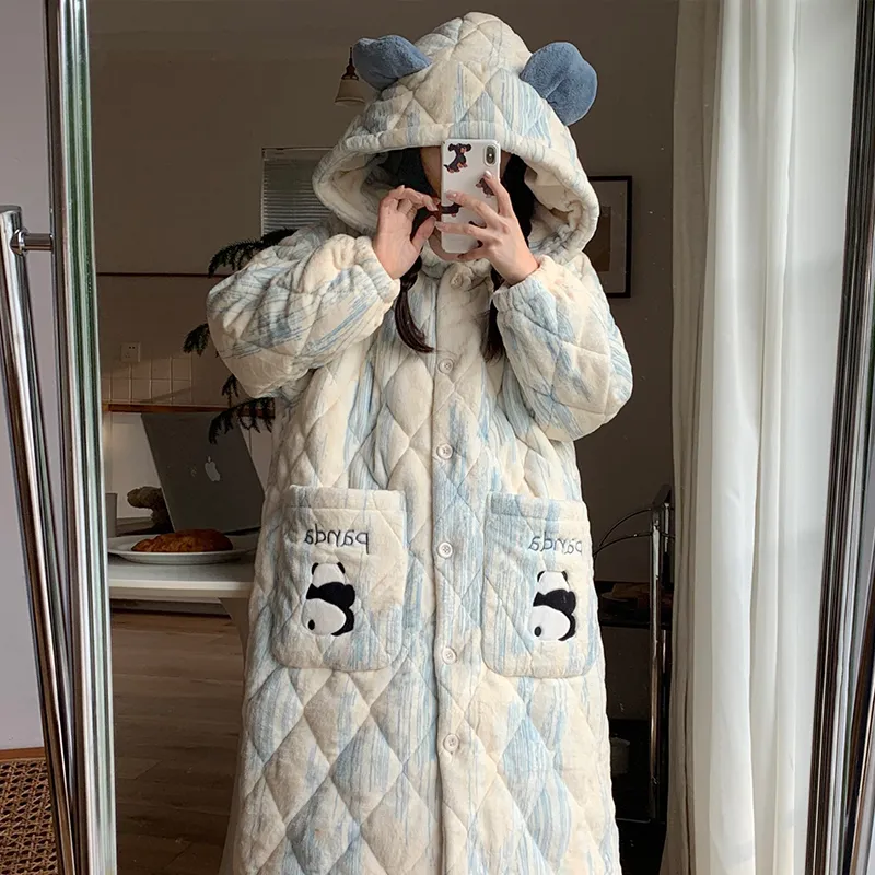 OUSHIBO Pajama Set Women's Image Color-1