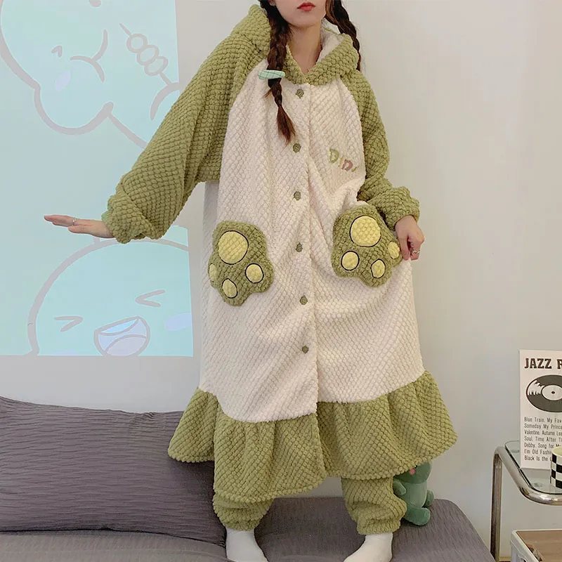 OUSHIBO Pajama Set Women's Image Color-1