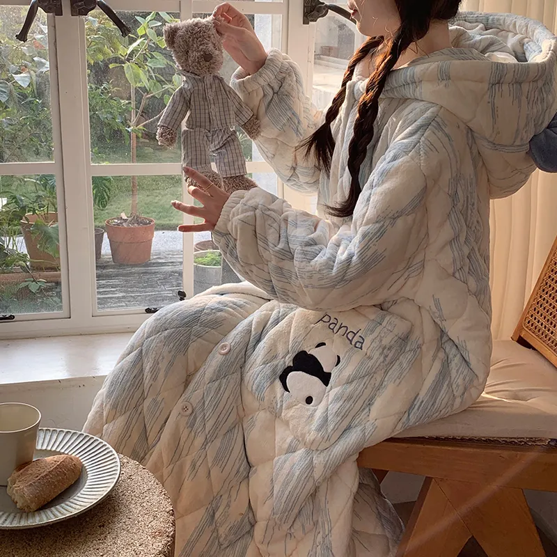 OUSHIBO Pajama Set Women's Image Color-6