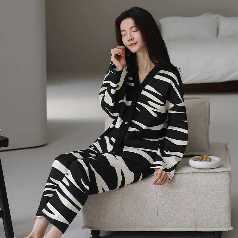 OUSHIBO Pajama Set Women's Image Color-1