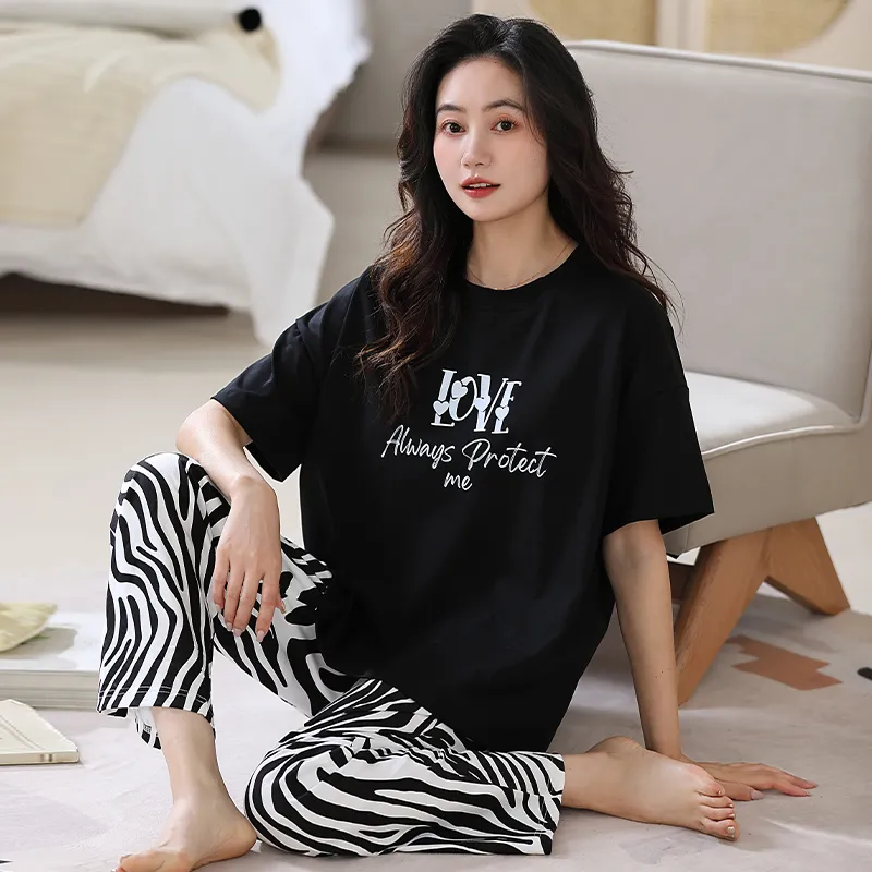 OUSHIBO Pajama Set Women's Image Color-1
