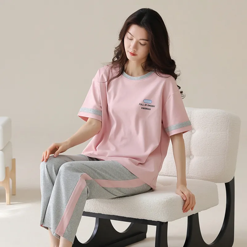 OUSHIBO Pajama Set Women's Image Color-5