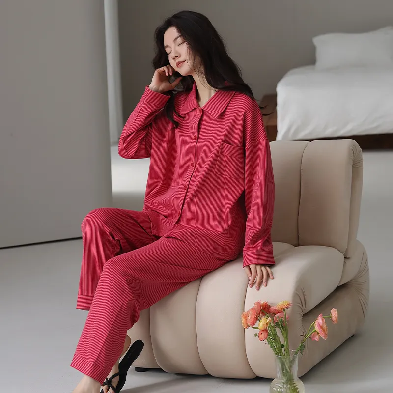OUSHIBO Pajama Set Women's Image Color-5