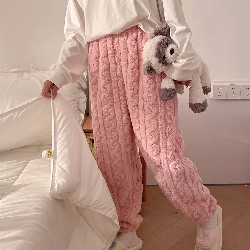 OUSHIBO Pajama Pants Women's Image Color-2