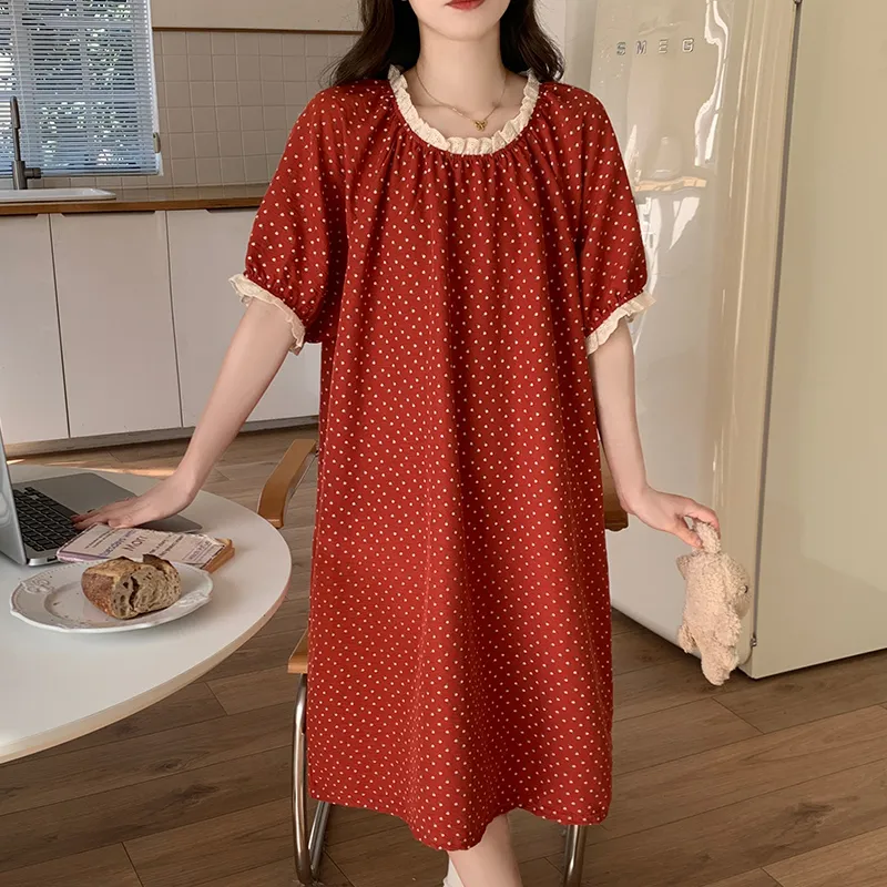 OUSHIBO Nightgown Women's Image Color-4