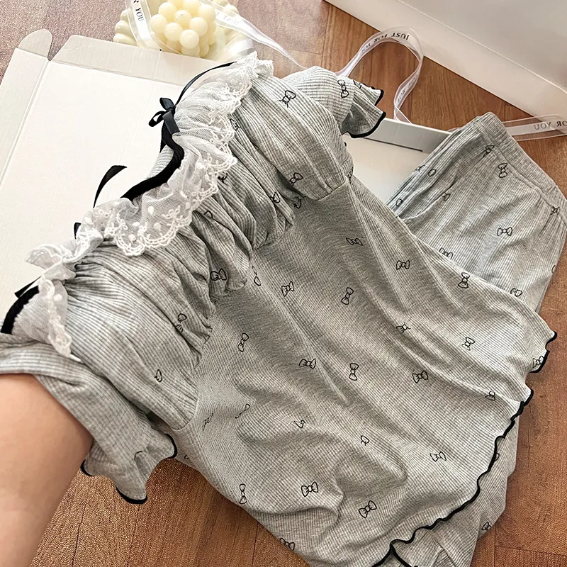 OUSHIBO Pajama Set Women's Image Color-3