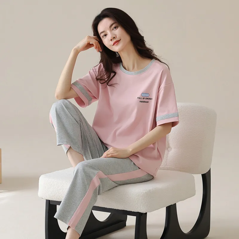 OUSHIBO Pajama Set Women's Image Color-1