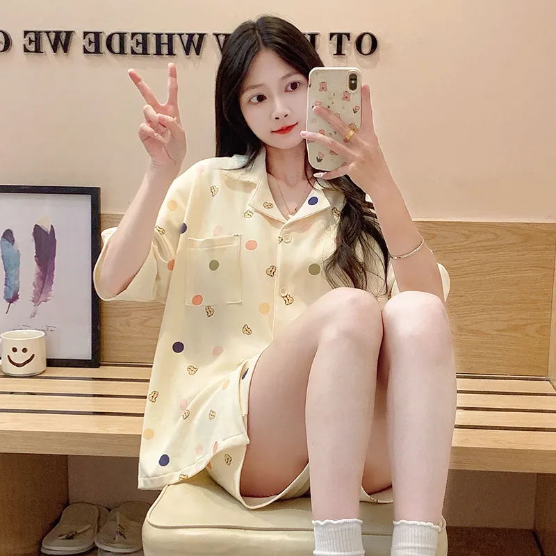 OUSHIBO Pajama Set Women's Image Color-5