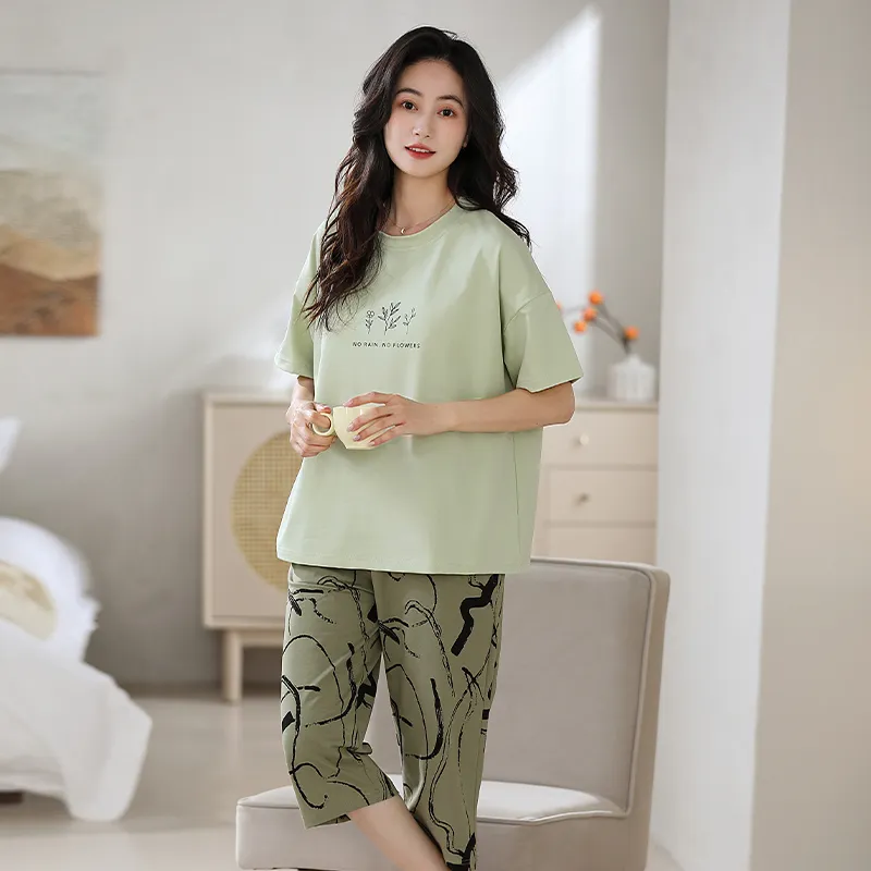 OUSHIBO Pajama Set Women's Image Color-4