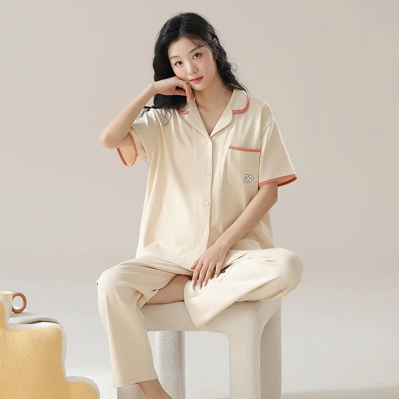 OUSHIBO Pajama Set Women's Image Color-4
