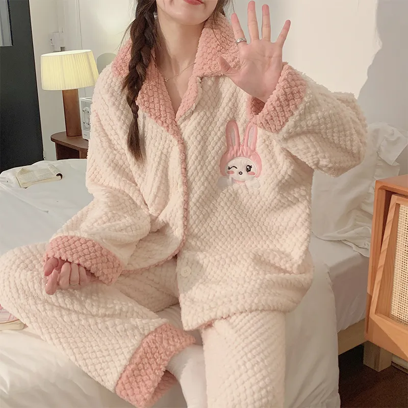 OUSHIBO Pajama Set Women's Image Color-1