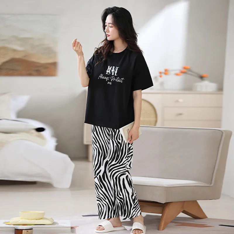 OUSHIBO Pajama Set Women's Image Color-3