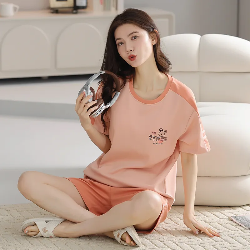 OUSHIBO Pajama Set Women's Image Color-1