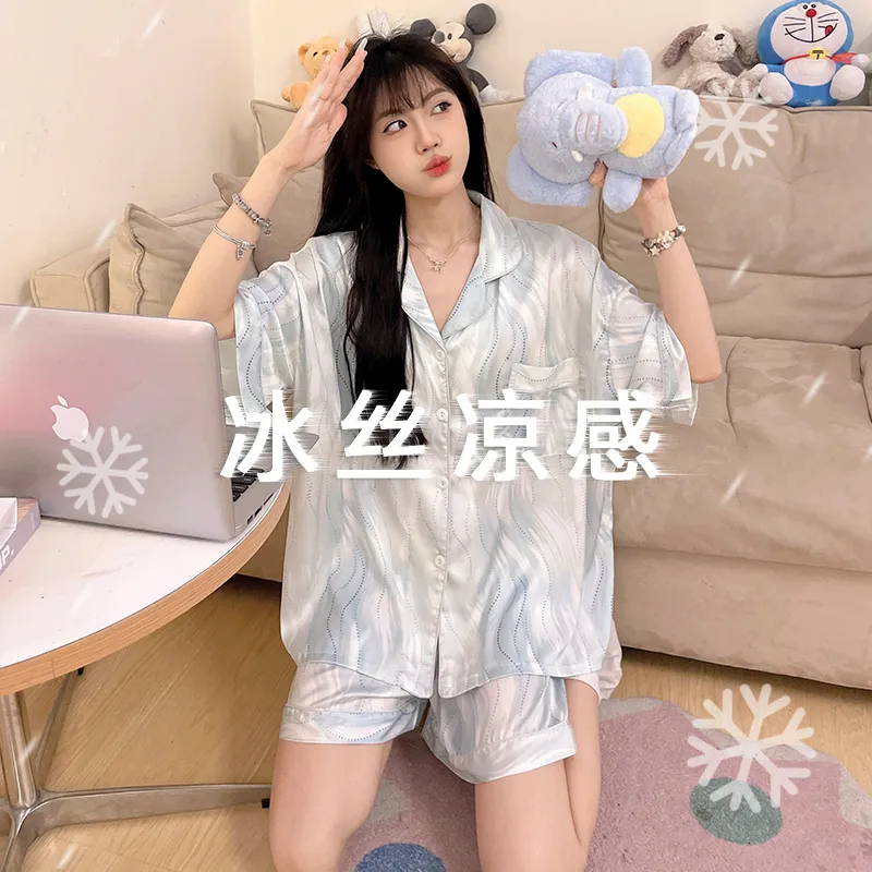 OUSHIBO Pajama Set Women's Image Color-4