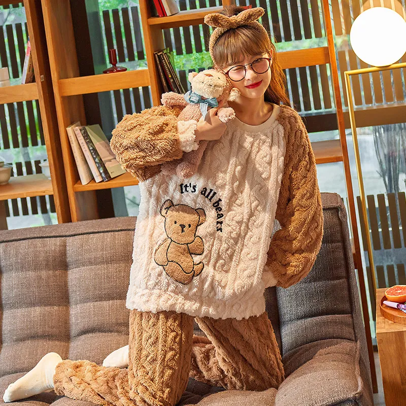 OUSHIBO Pajama Set Women's Image Color-1