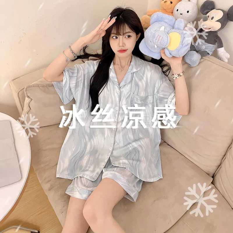OUSHIBO Pajama Set Women's Image Color-5