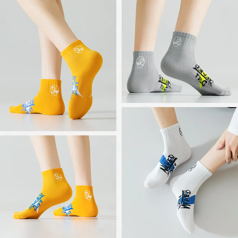 JIAZINI Ankle Socks Men's 5 Pack-3