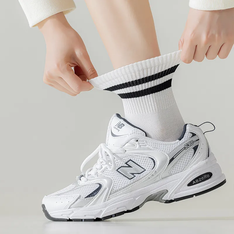 JIAZINI Mid Calf Socks Unisex 5 Pack-2