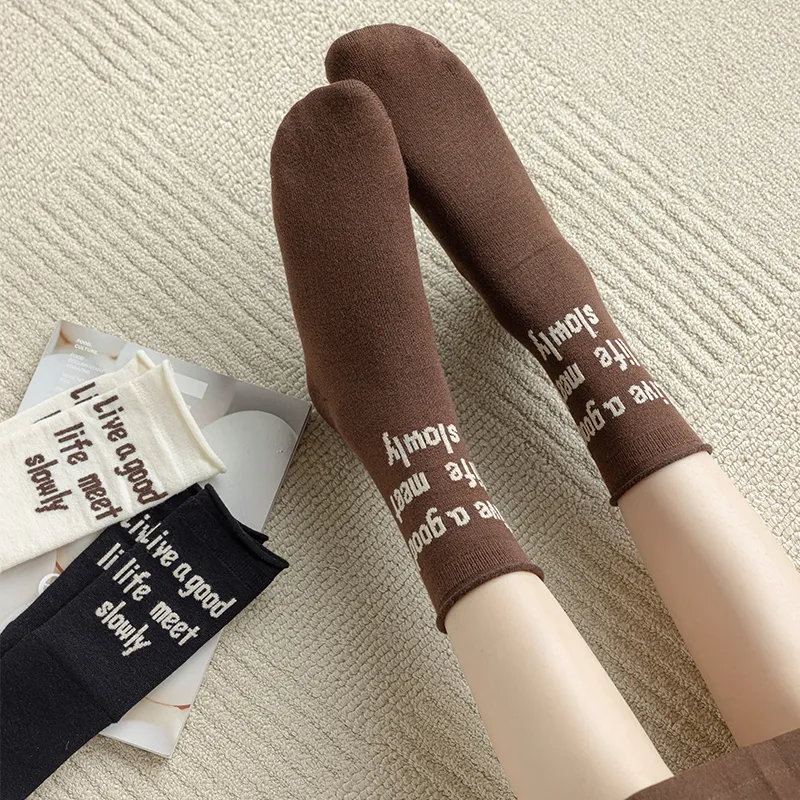 JIAZINI Mid-Calf Socks Women's 5 Pack-20