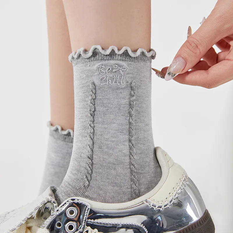 JIAZINI Mid Calf Socks Women's Combo Set-13